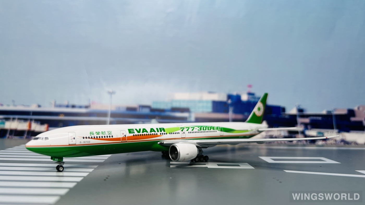 Phoenix 1:400 PH10326B EVA Air 长荣航空 Boeing 777-300ER B-16703