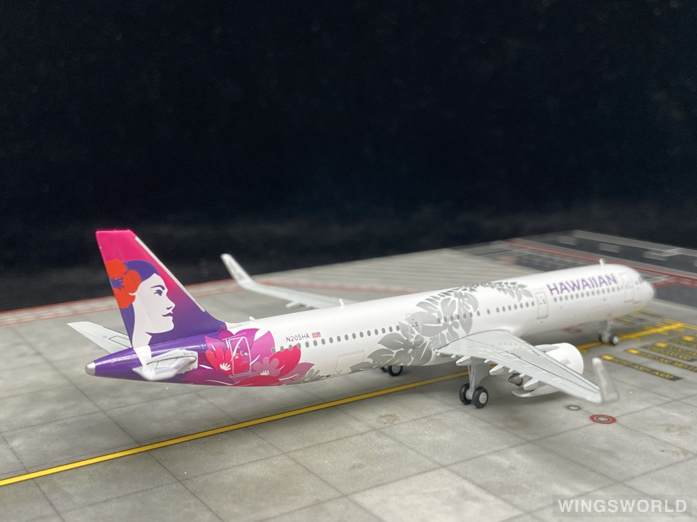 Geminijets 1:400 GJHAL2011 Hawaiian Airlines 夏威夷航空 Airbus A321neo N205HA