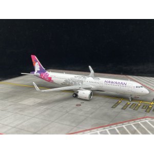 Hawaiian Airlines 夏威夷航空 Airbus A321neo N205HA  GJHAL2011 Geminijets 1:400