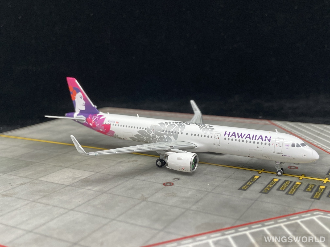 Geminijets 1:400 GJHAL2011 Hawaiian Airlines 夏威夷航空 Airbus A321neo N205HA