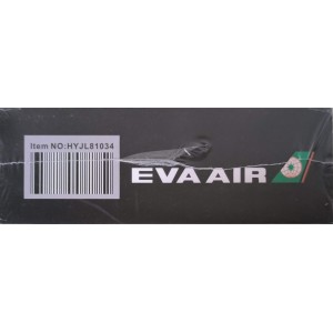 EVA Air 长荣航空 Airbus A321 B-16206 星空联盟彩绘 HYJL81034 HYJLwings 1:400