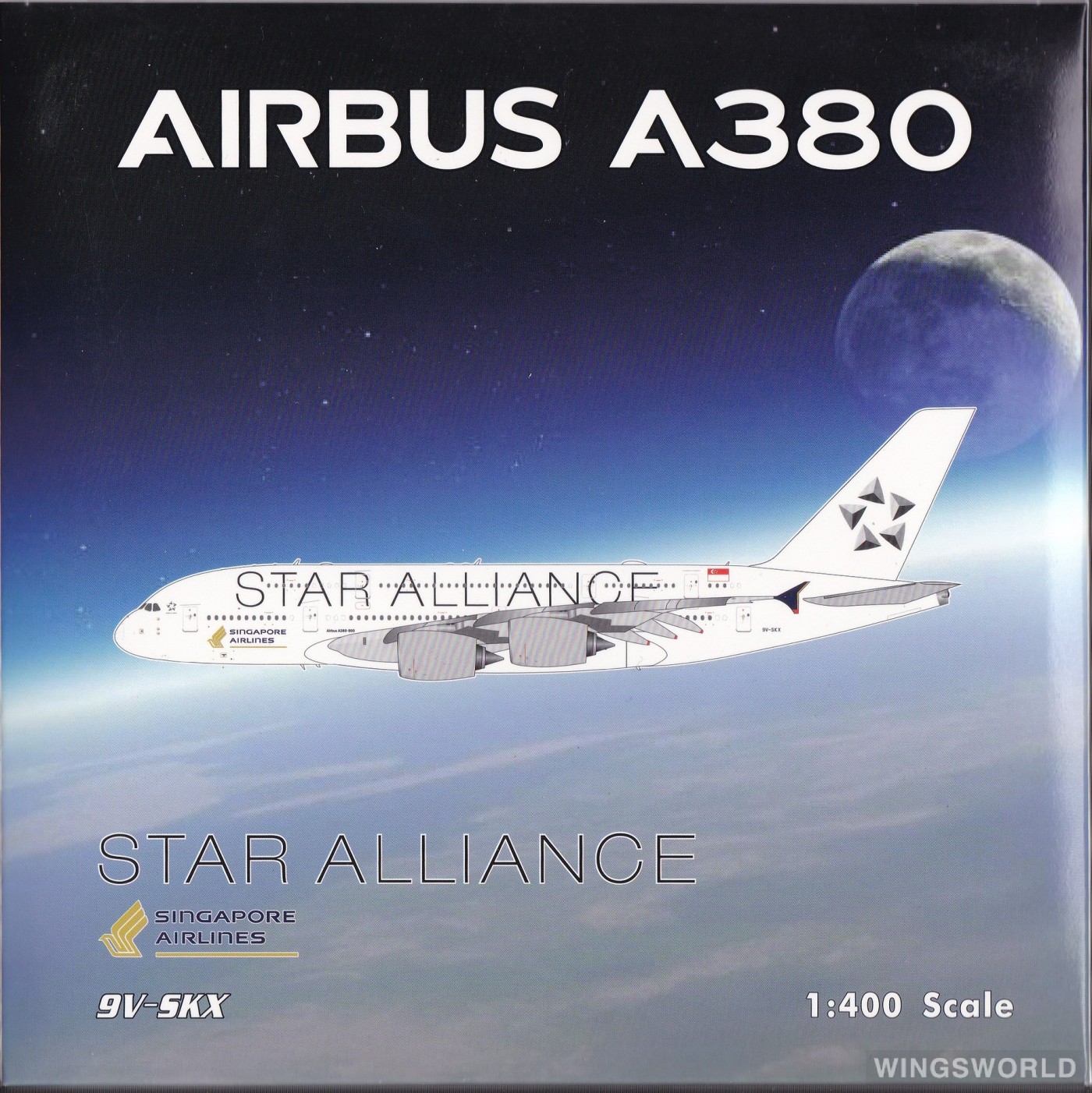 Phoenix 1:400 PH04513 Singapore Airlines 新加坡航空 Airbus A380-800 9V-SKX