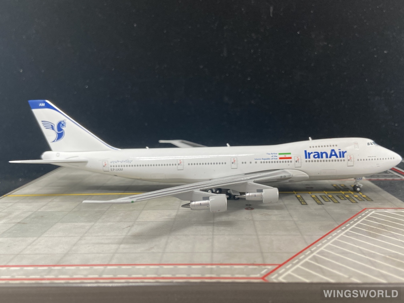 Big Bird 1:400 BB4-741-005 Iran Air 伊朗航空 Boeing 747-100 EP-IAM