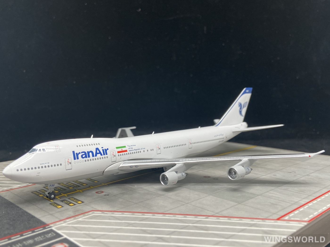 Big Bird 1:400 BB4-741-005 Iran Air 伊朗航空 Boeing 747-100 EP-IAM