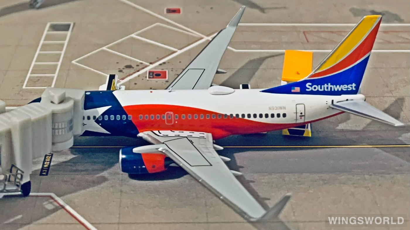 NGmodels 1:400 NG77013 Southwest Airlines 美国西南航空 Boeing 737-700 N931WN