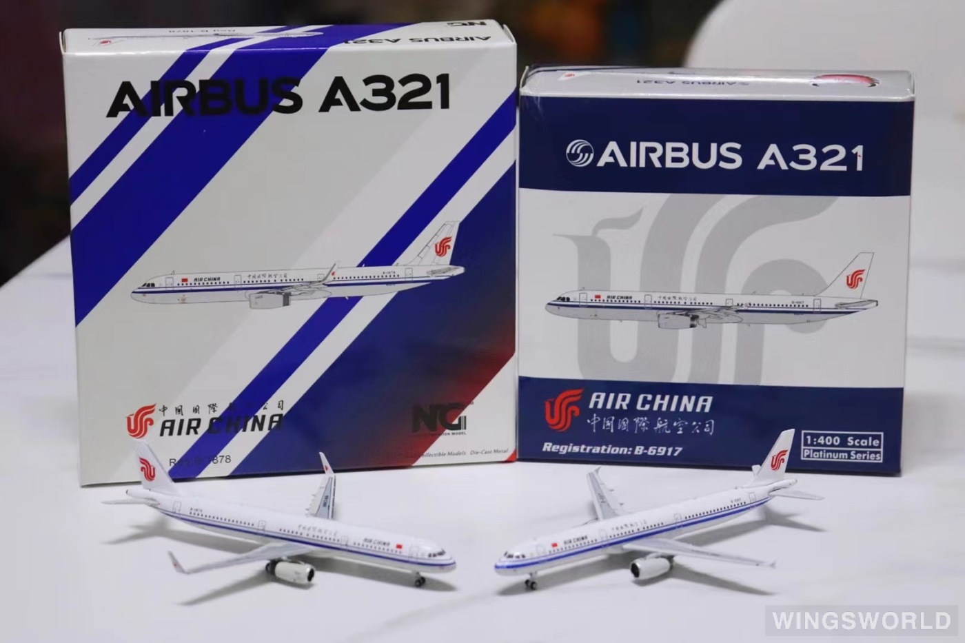 NGmodels 1:400 NG13042 Air China 中国国际航空 Airbus A321 B-1878