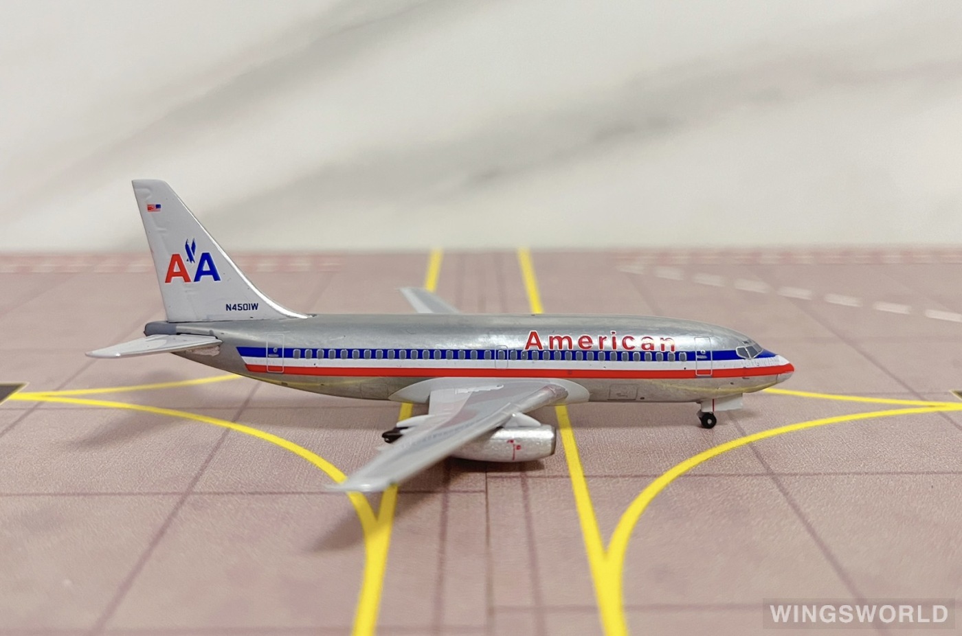 AeroClassics 1:400 BBX41627 American Airlines 美国航空 Boeing 737-200 N4501W