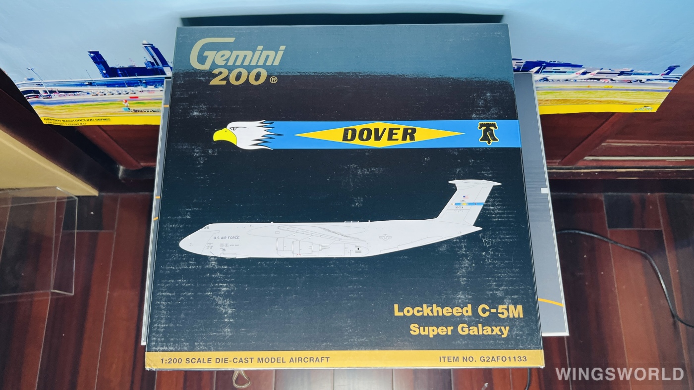 Geminijets 1:200 G2AFO1133 USAF 美国空军 Lockheed C-5 69-0024