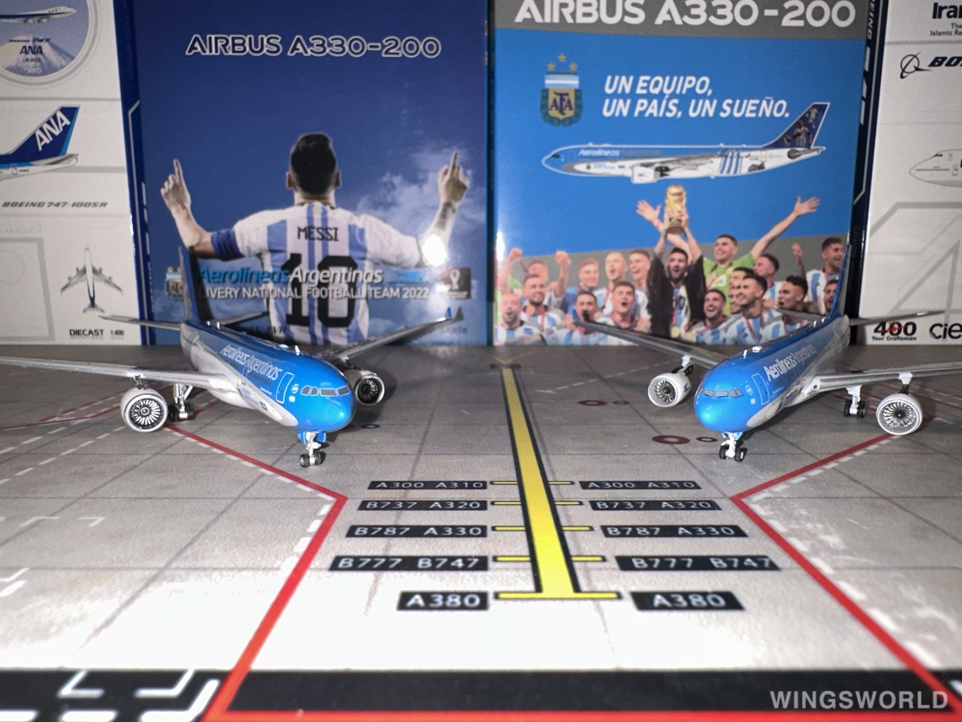 NGmodels 1:400 NG61060 Aerolíneas Argentinas 阿根廷航空 Airbus A330-200 LV-FVH