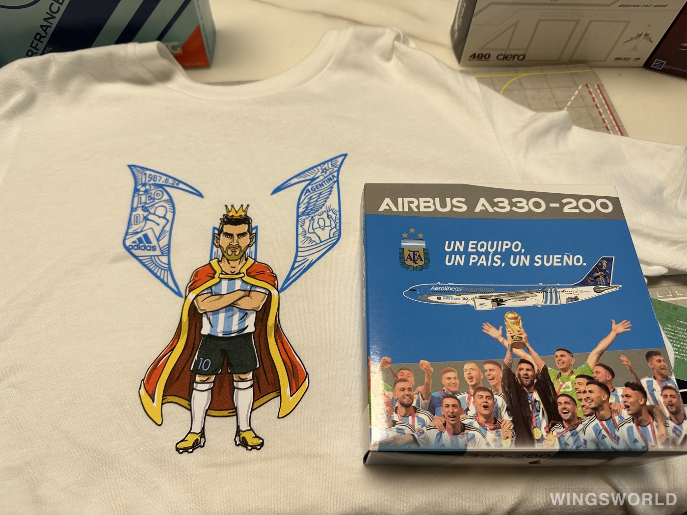 NGmodels 1:400 NG61060 Aerolíneas Argentinas 阿根廷航空 Airbus A330-200 LV-FVH