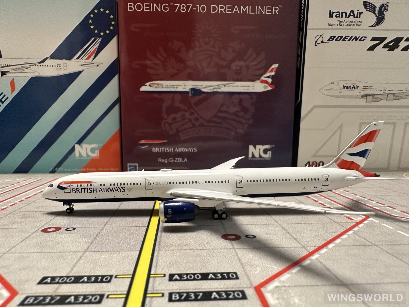 NGmodels 1:400 NG56006 British Airways 英国航空 Boeing 787-10 G-ZBLA