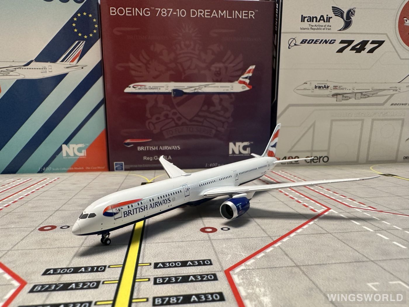 NGmodels 1:400 NG56006 British Airways 英国航空 Boeing 787-10 G-ZBLA