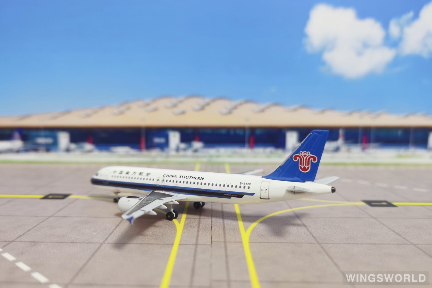 AeroClassics 1:400 ACB6681 China Southern 中国南方航空 Airbus A320 B-6681