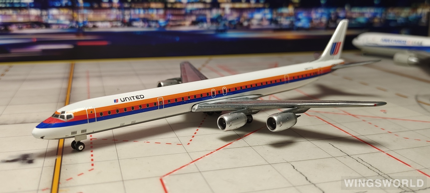 Geminijets 1:400 Douglas DC-8 United Airlines 美国联合航空GJUAL778