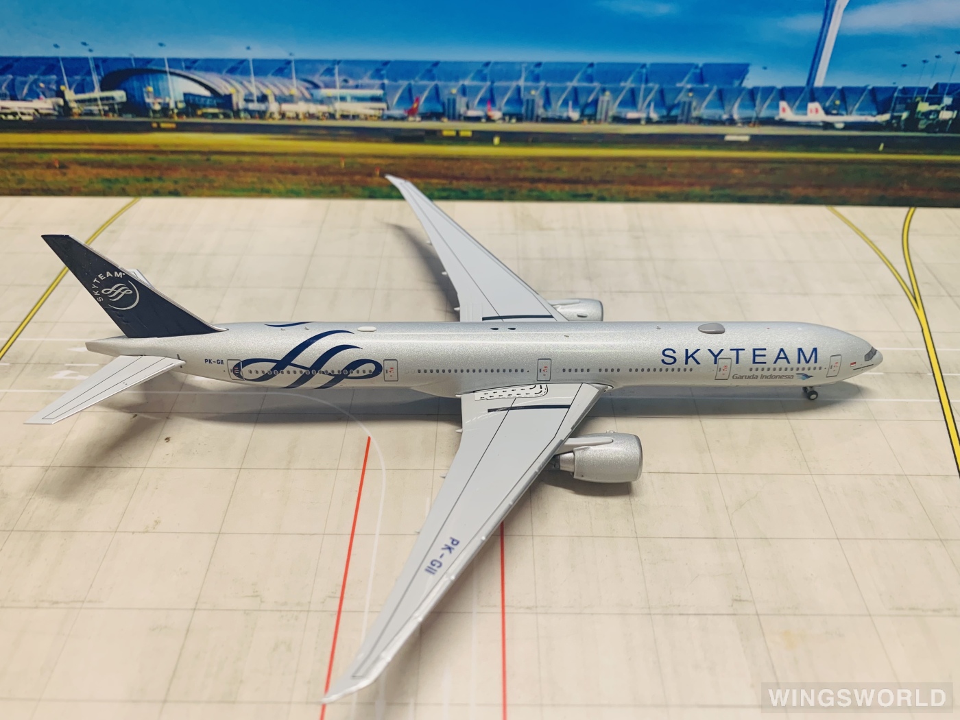 NGmodels 1:400 NG73021 Garuda Indonesia 印度尼西亚鹰航 Boeing 777-300ER PK-GII