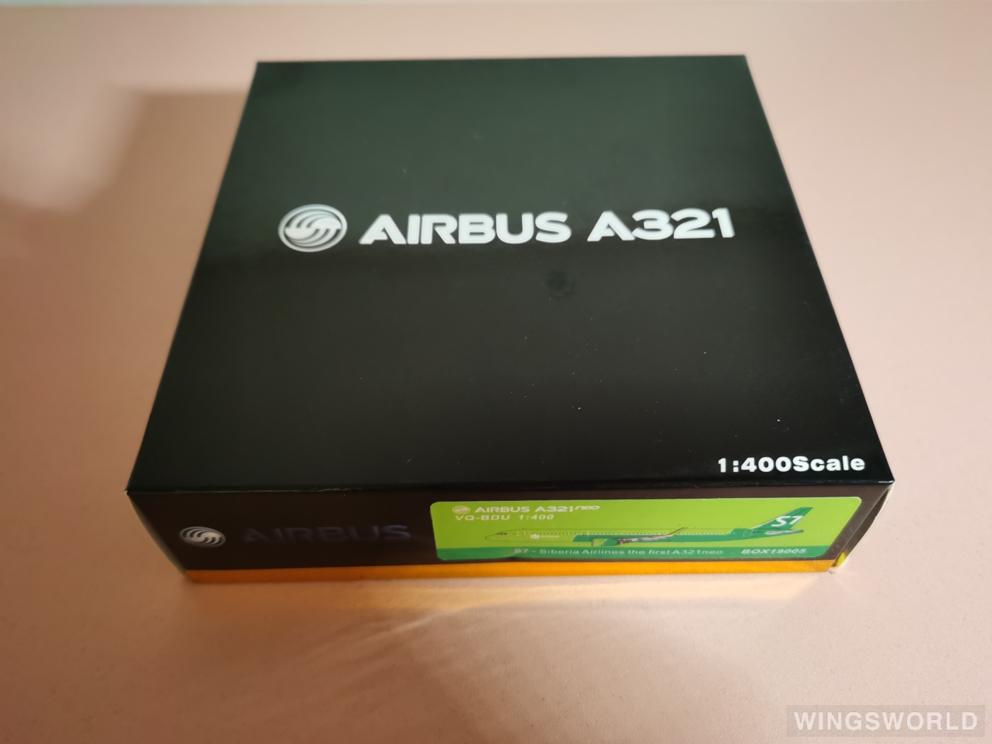 Pandamodel 1:400 Box19004 S7 Airlines 西伯利亚航空 Airbus A321neo VQ-BDU