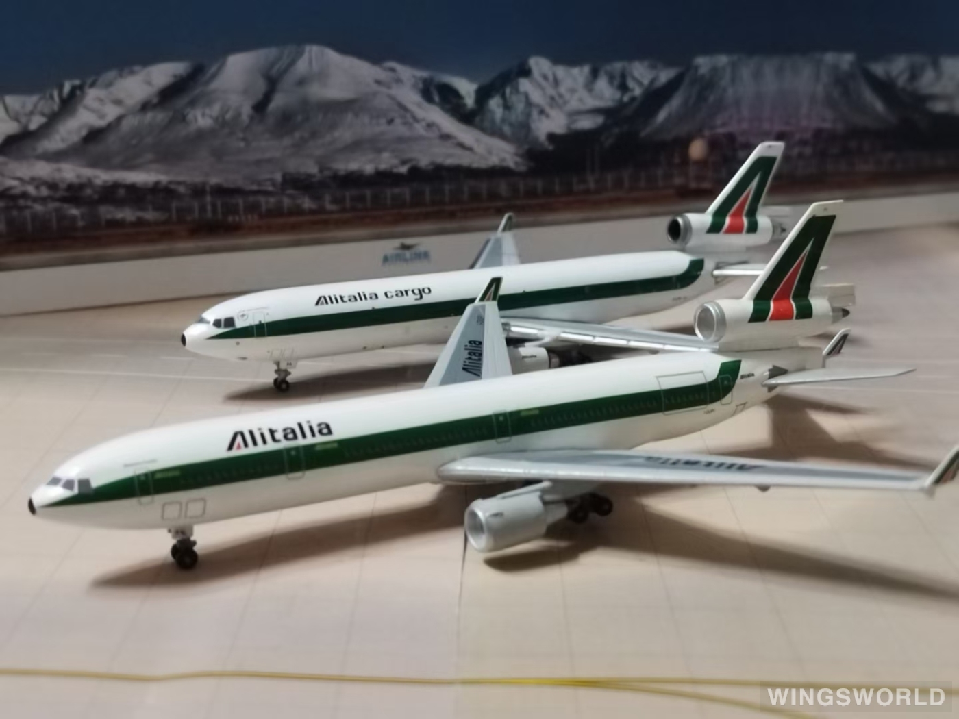 Geminijets 1:400 GJAZA719 Alitalia 意大利航空 McDonnell Douglas MD-11 EI-UPA