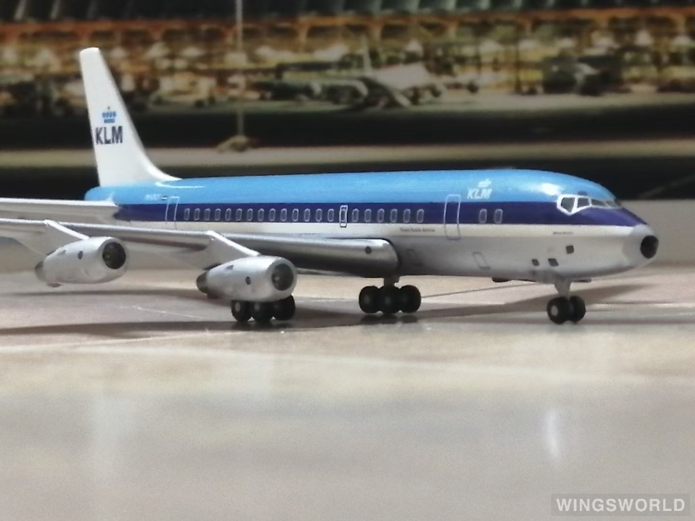 Geminijets 1:400 GJKLM144 KLM 荷兰皇家航空 Douglas DC-8 PH-DCI