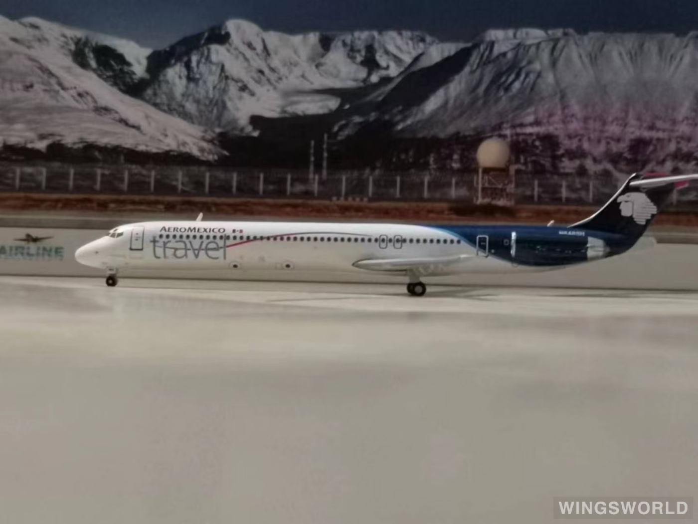 Geminijets 1:400 GJAMX1434 Aeroméxico 墨西哥国际航空 McDonnell Douglas MD-83 N848SH
