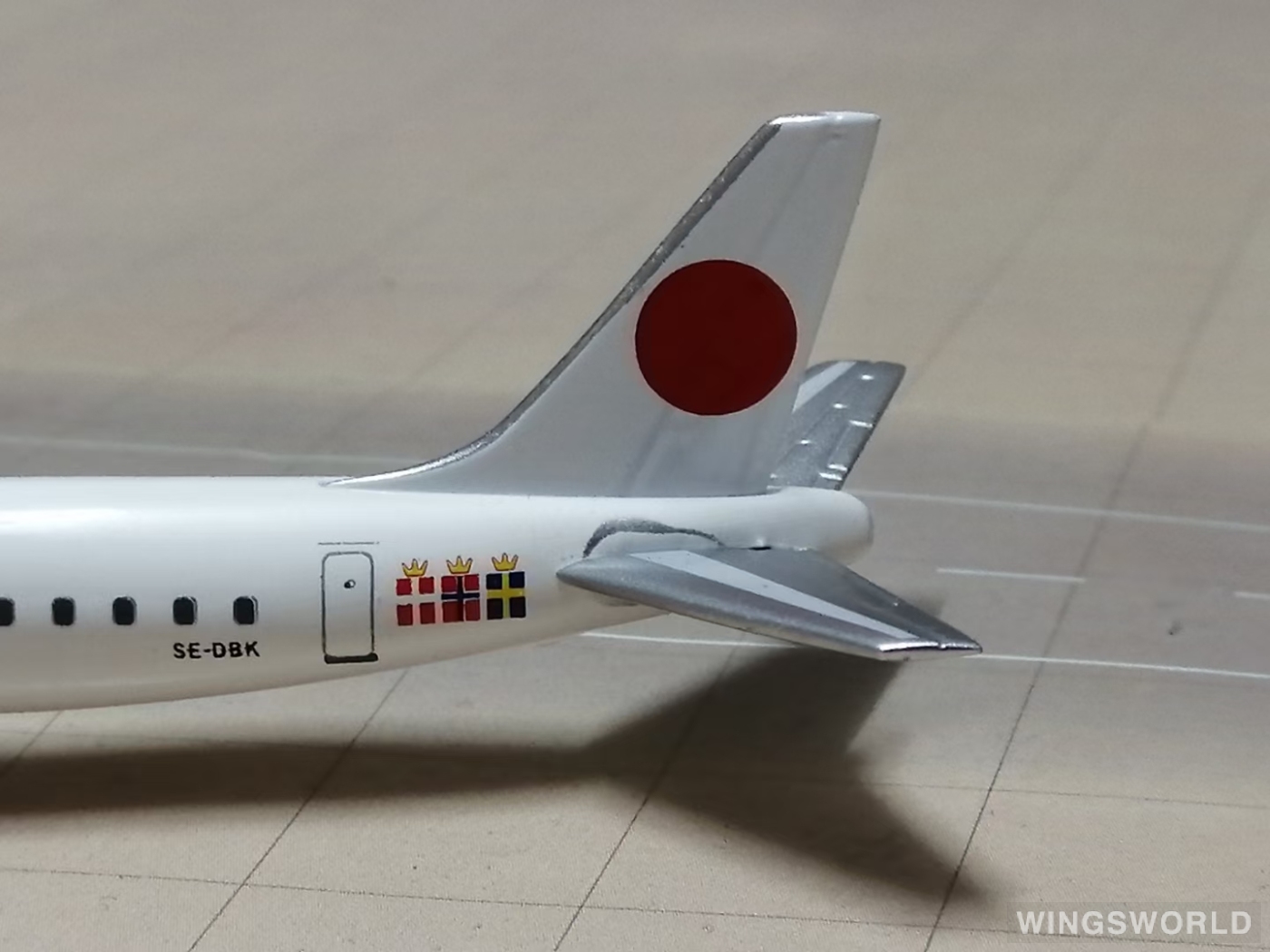 AeroClassics 1:400 AC419757 SAS 北欧航空 Douglas DC-8 SE-DBK