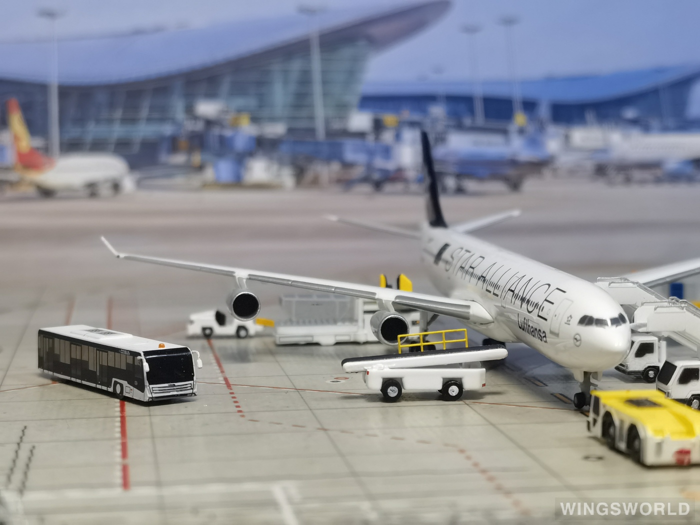 Herpa 1:500 523516 Lufthansa 汉莎航空 Airbus A340-300 D-AIGC