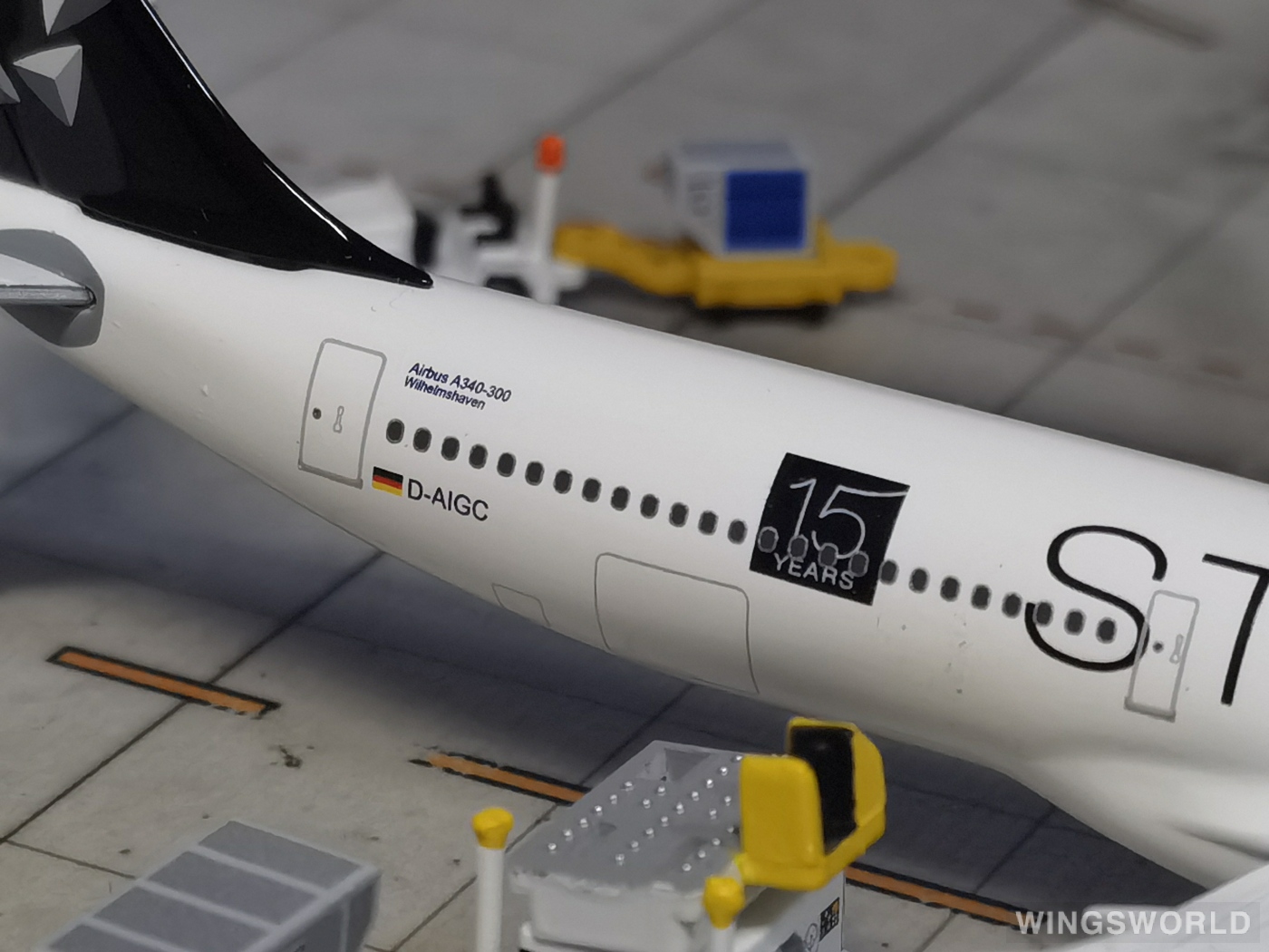 Herpa 1:500 523516 Lufthansa 汉莎航空 Airbus A340-300 D-AIGC