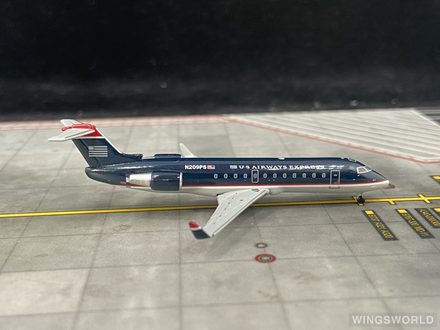 Geminijets 1:400 GJUSA334 US Airways 全美航空 Bombardier CRJ200 N209PS