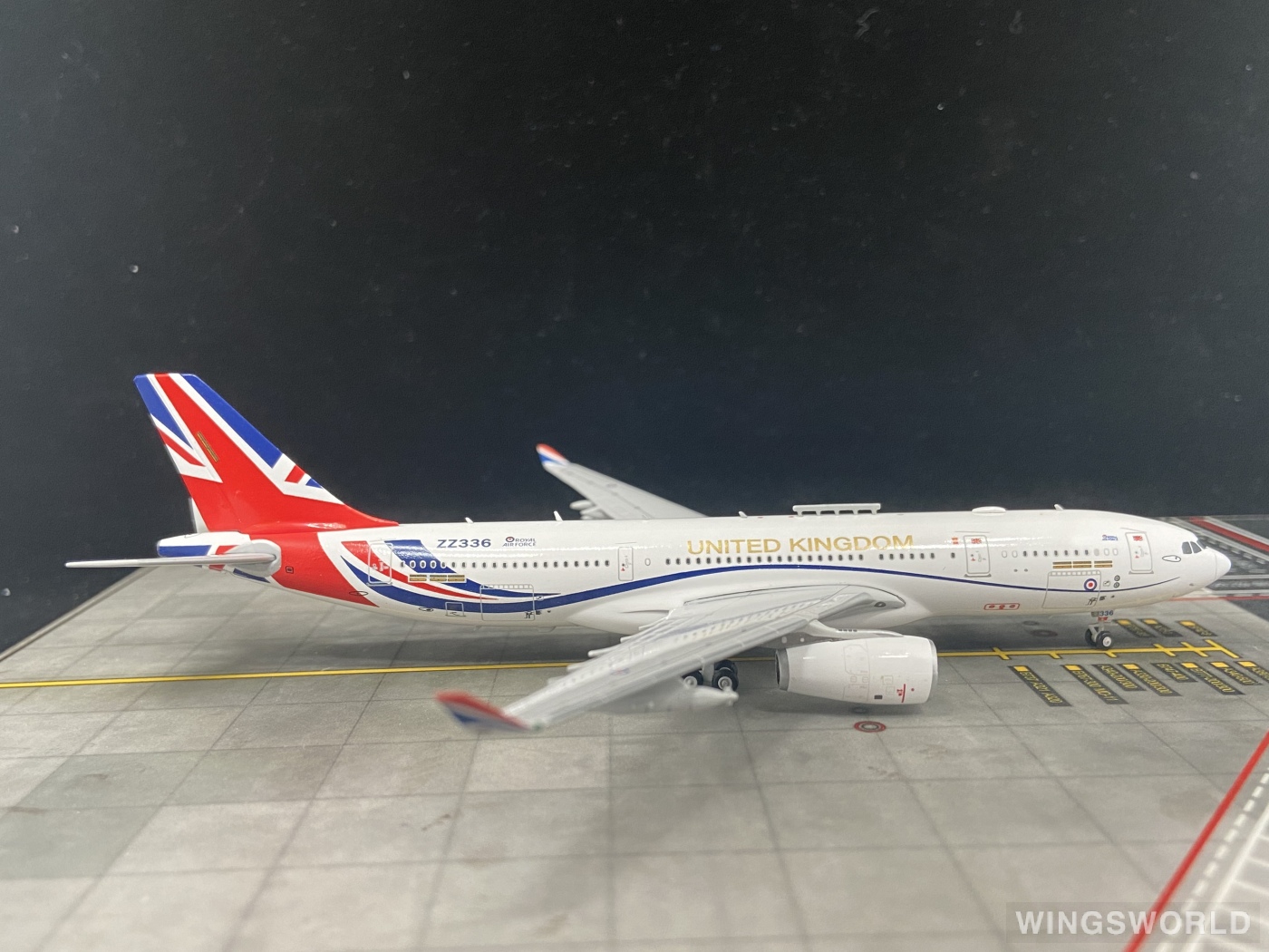 Geminijets 1:400 GMRAF102 RAF 英国皇家空军 Airbus A330-200 ZZ336