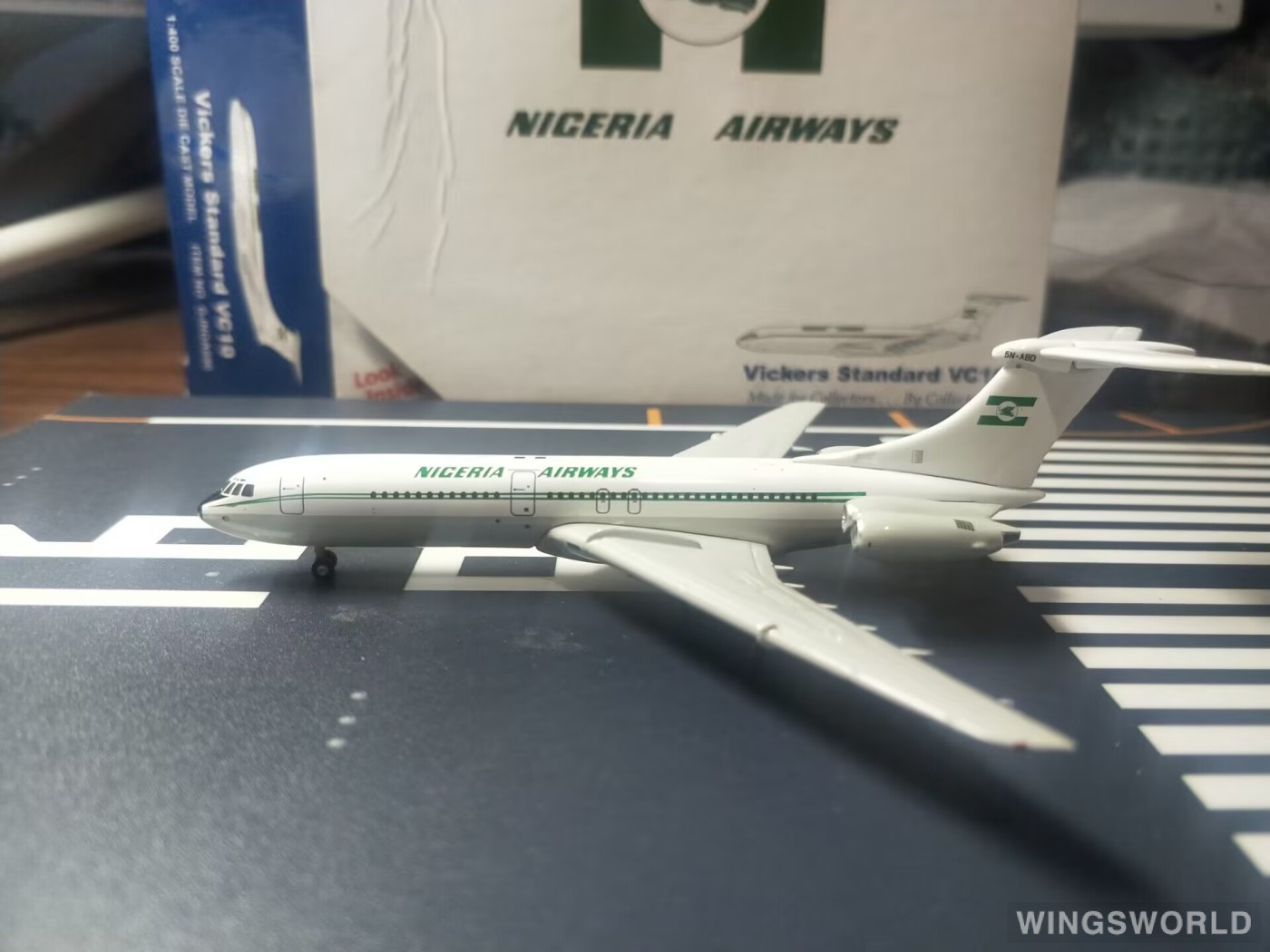 Geminijets 1:400 GJNGA690 Nigeria Airways 尼日利亚航空 Vickers VC10 5N-ABD