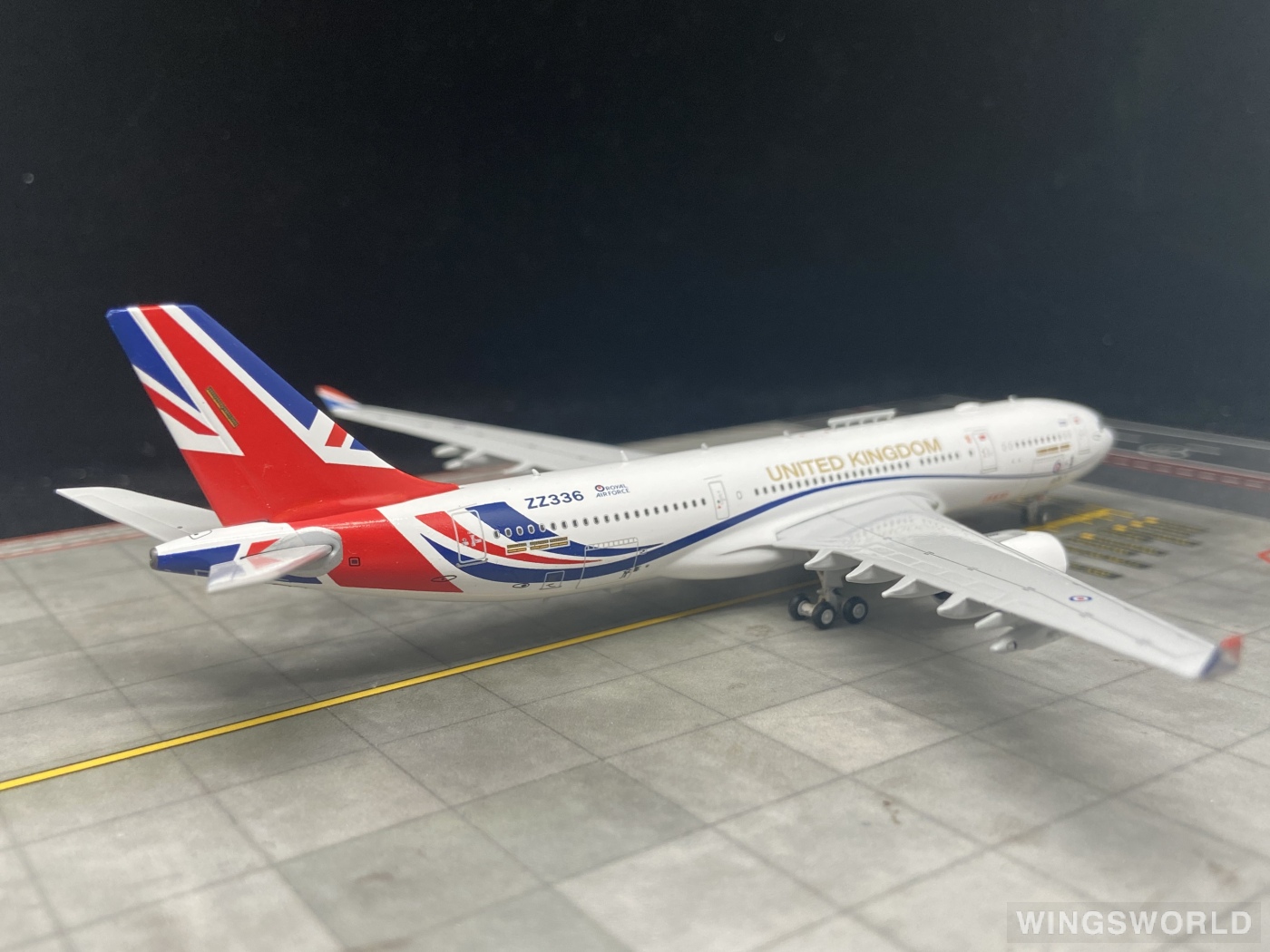 Geminijets 1:400 GMRAF102 RAF 英国皇家空军 Airbus A330-200 ZZ336