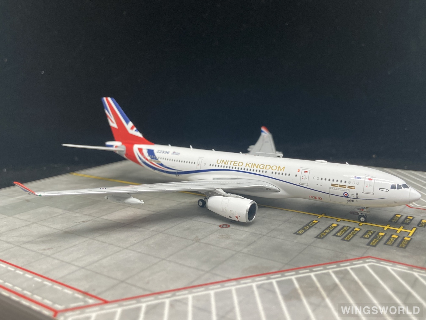 Geminijets 1:400 GMRAF102 RAF 英国皇家空军 Airbus A330-200 ZZ336