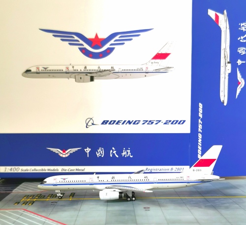 NGmodels 1:400 Boeing 757-200 CAAC 中国民航NG53013 B-2801 图片和二手转让信息- 飞机模型世界资料库