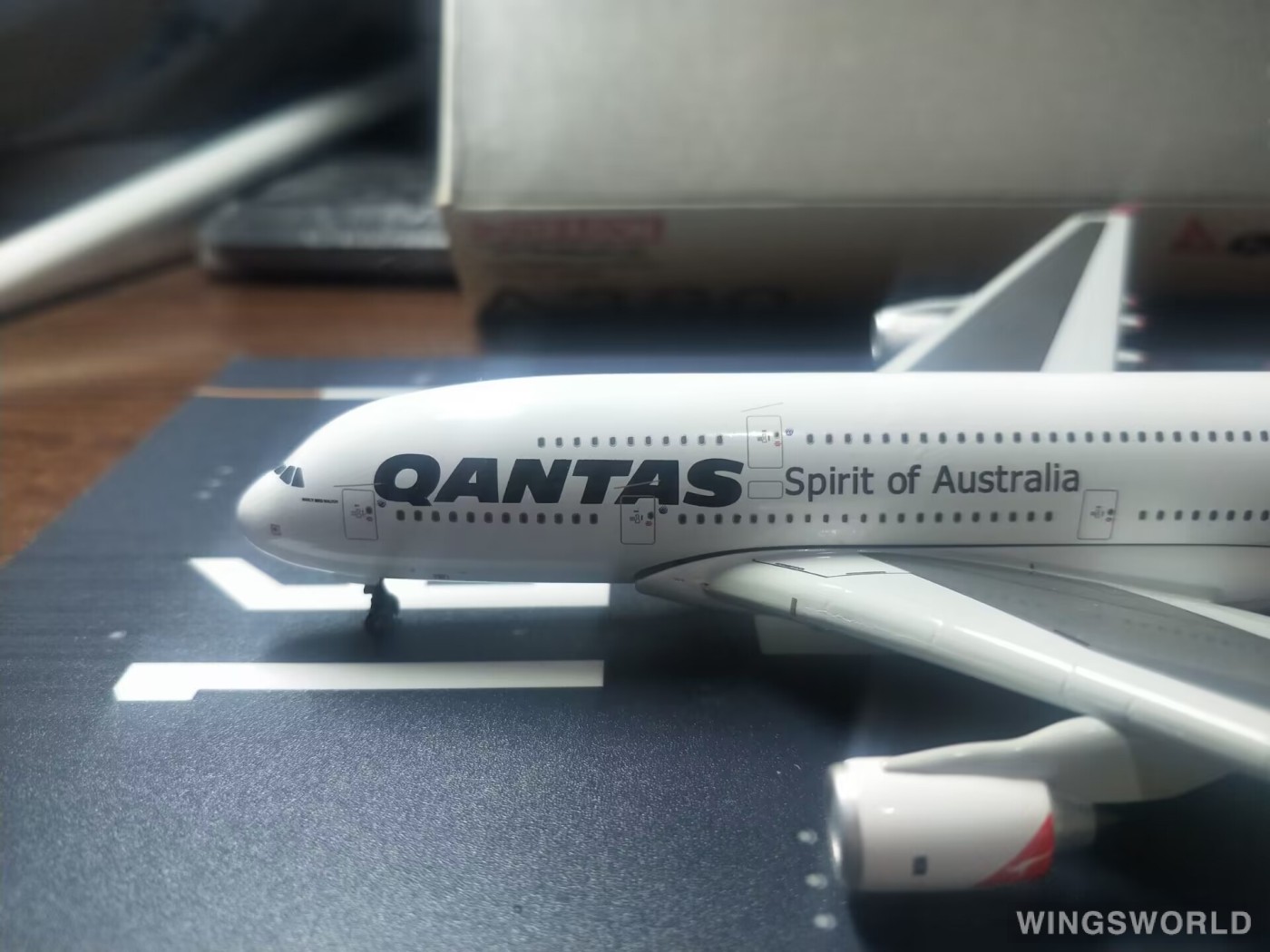 Dragon Models 1:400 55582 Qantas 澳洲航空 Airbus A380-800 VH-OQA