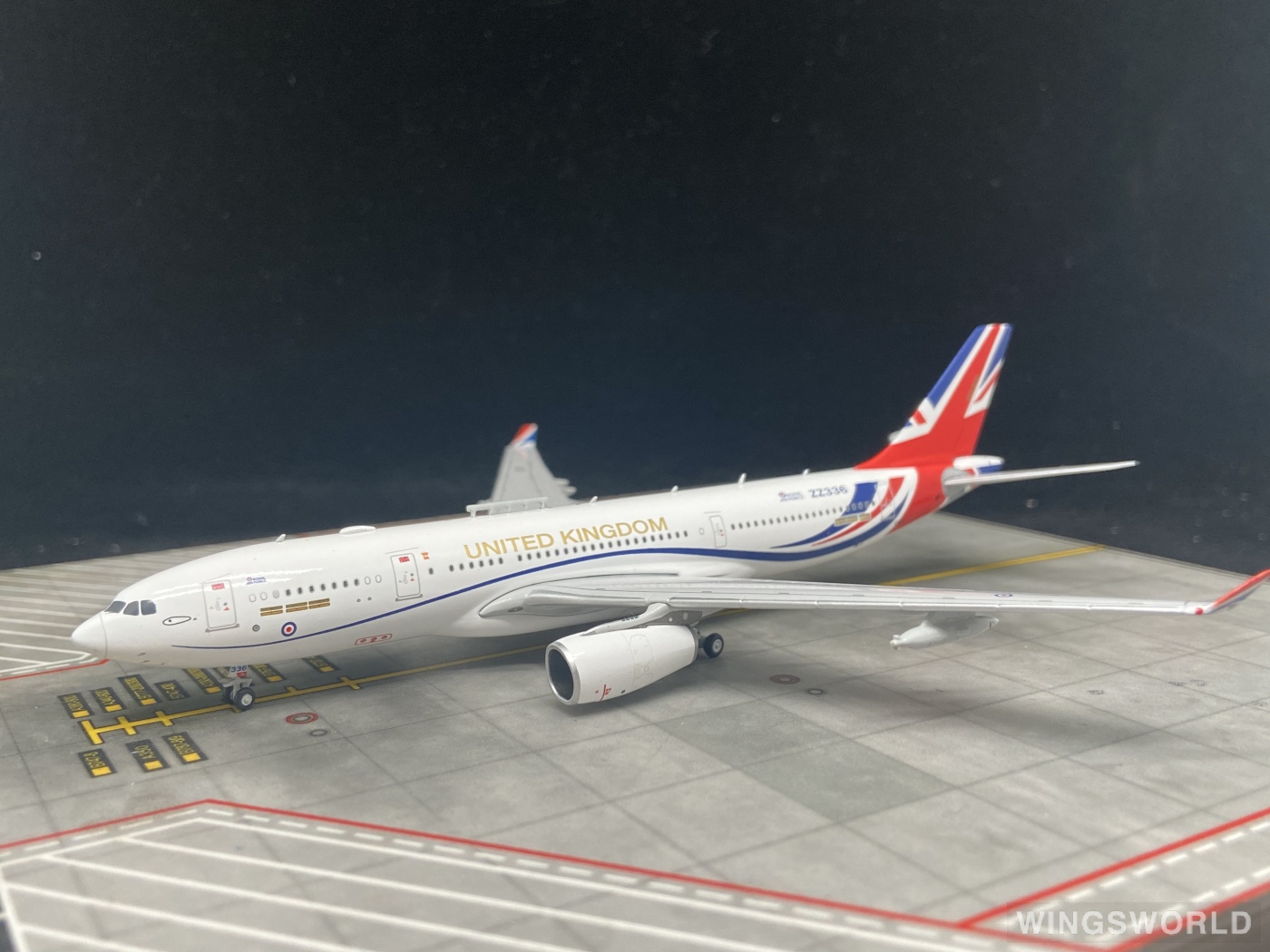Geminijets 1:400 GMRAF102 RAF 英国皇家空军 Airbus A330-200 ZZ336