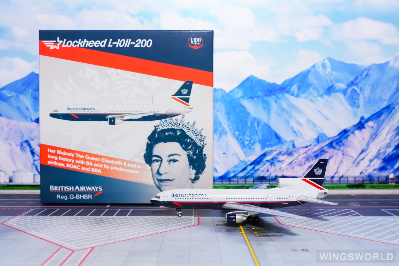NGmodels 1:400 NG32010 British Airways 英国航空 Lockheed L-1011 TriStar G-BHBR