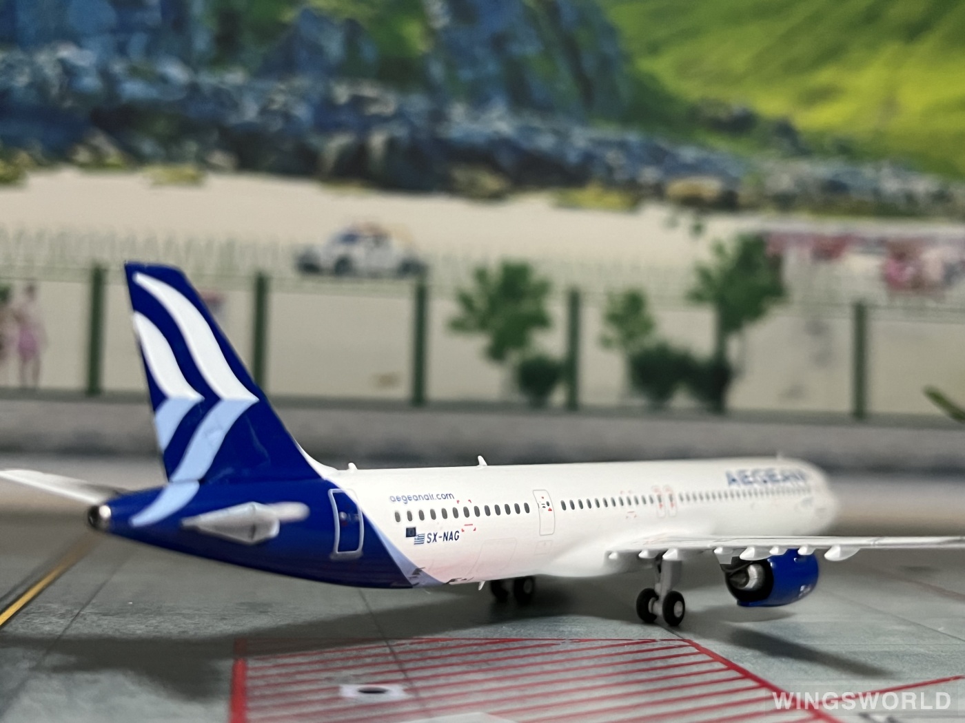 NGmodels 1:400 NG13080 Aegean Airlines 爱琴海航空 Airbus A321neo SX-NAG