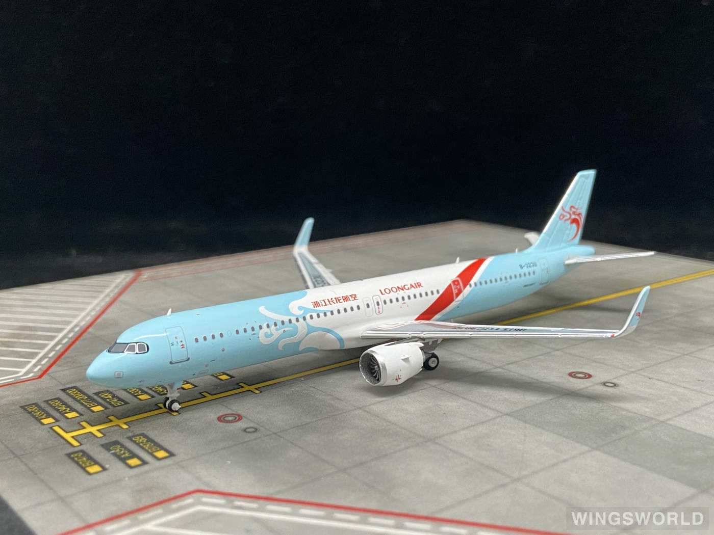 Pandamodel 1:400 202255 Loong Air 浙江长龙航空 Airbus A321neo B-323U
