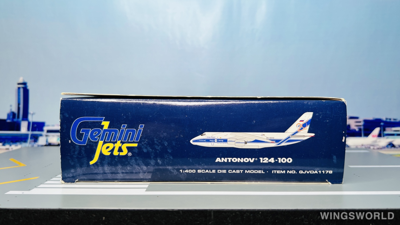 Geminijets 1:400 GJVDA1178 Volga-Dnepr 伏尔加-第聂伯航空 Antonov An-124 RA-82042