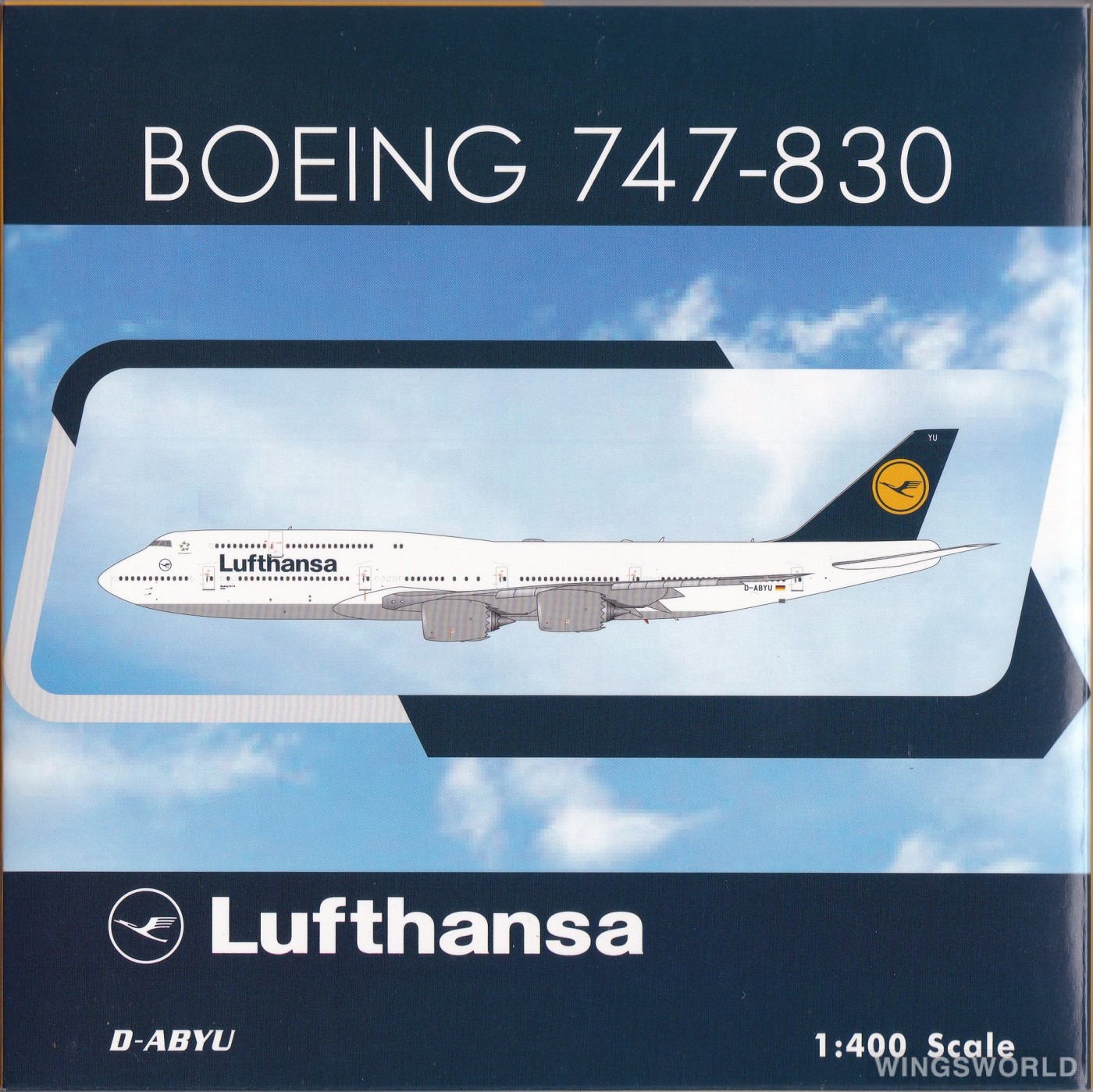 Phoenix 1:400 PH04529 Lufthansa 汉莎航空 Boeing 747-8i D-ABYU