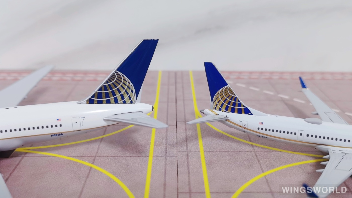 NGmodels 1:400 NG89001 United Airlines 美国联合航空 Boeing 737 MAX 9 N37508