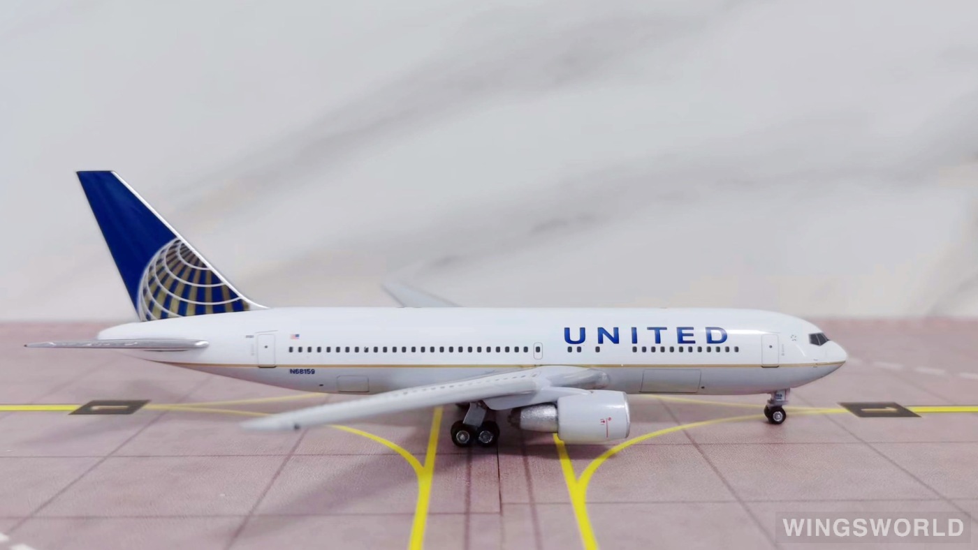 AeroClassics 1:400 AC419436 United Airlines 美国联合航空 Boeing 767-200 N68159