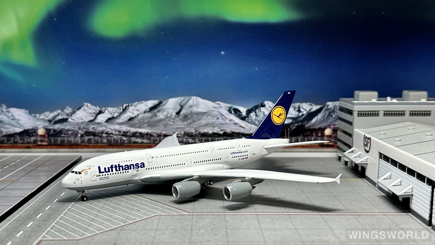 Phoenix 1:400 PH04523 Lufthansa 汉莎航空 Airbus A380-800 D-AIMA