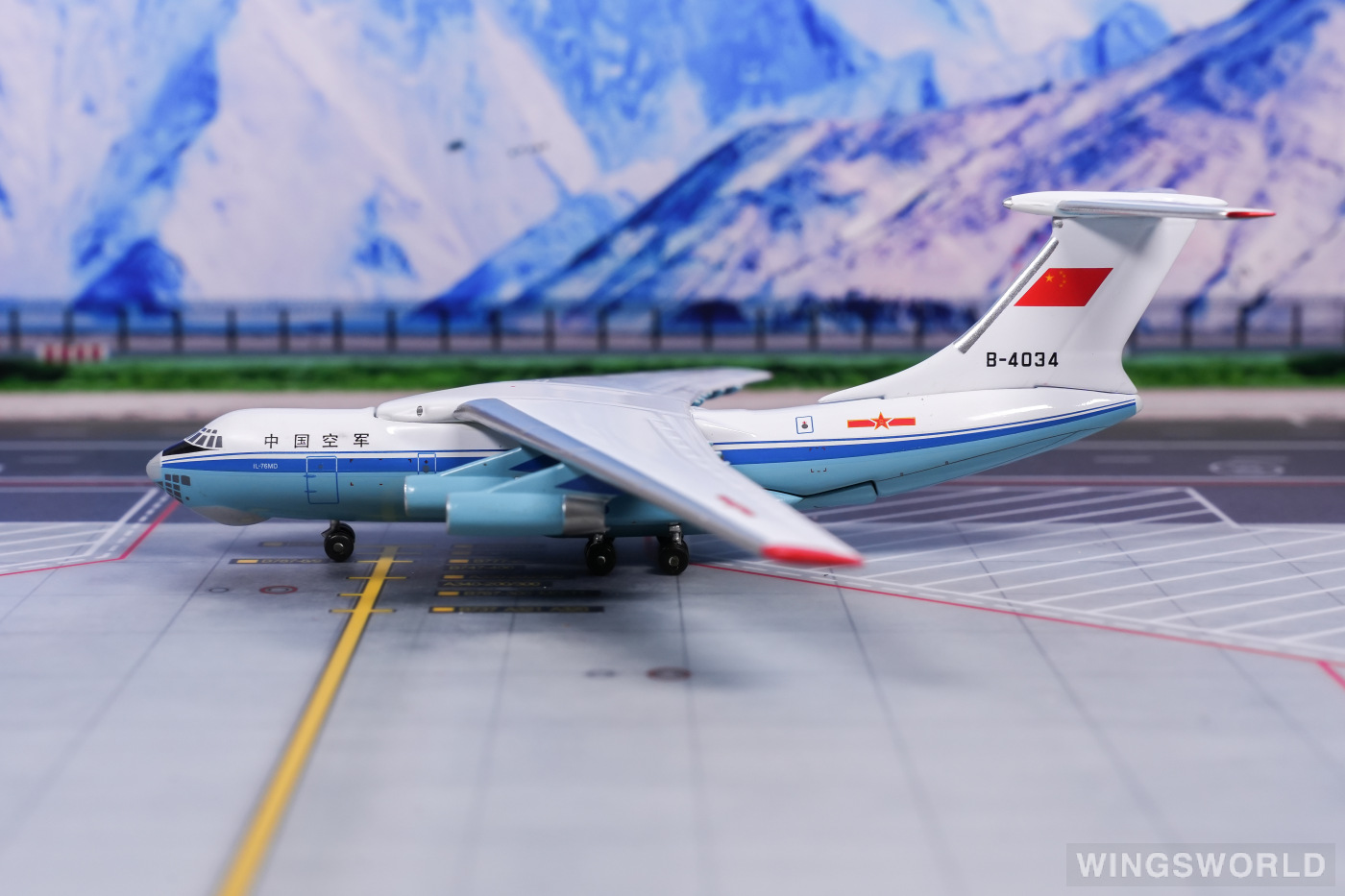 Witty 1:400 WT4176005 PLAAF 中国空军 Ilyushin Il-76 B-4034