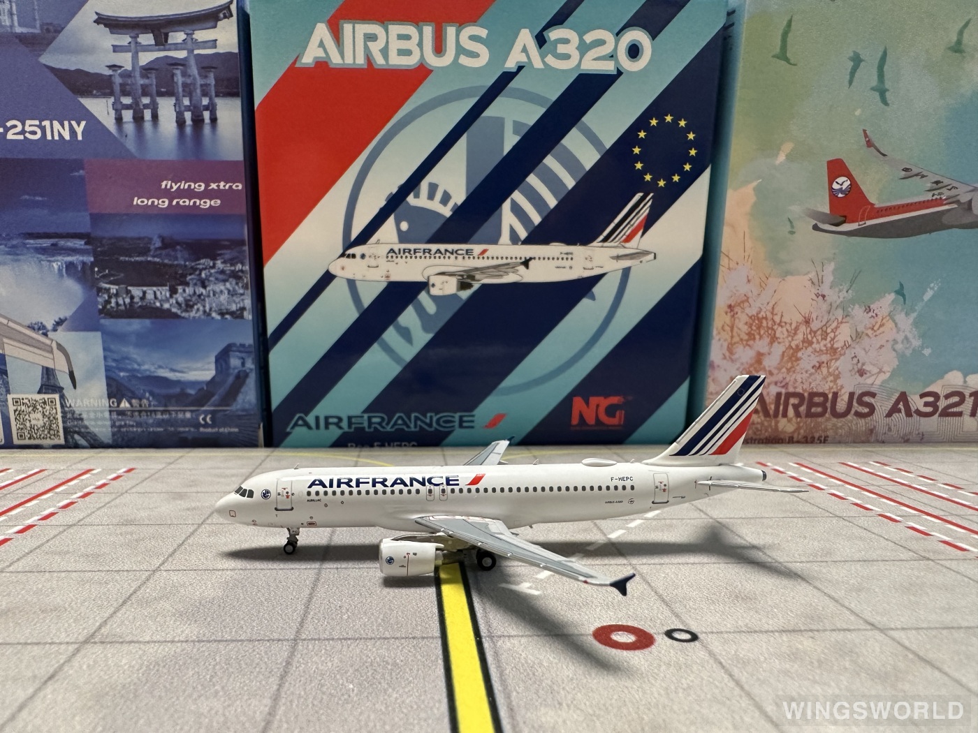 NGmodels 1:400 NG15003 Air France 法国航空 Airbus A320 F-HEPC