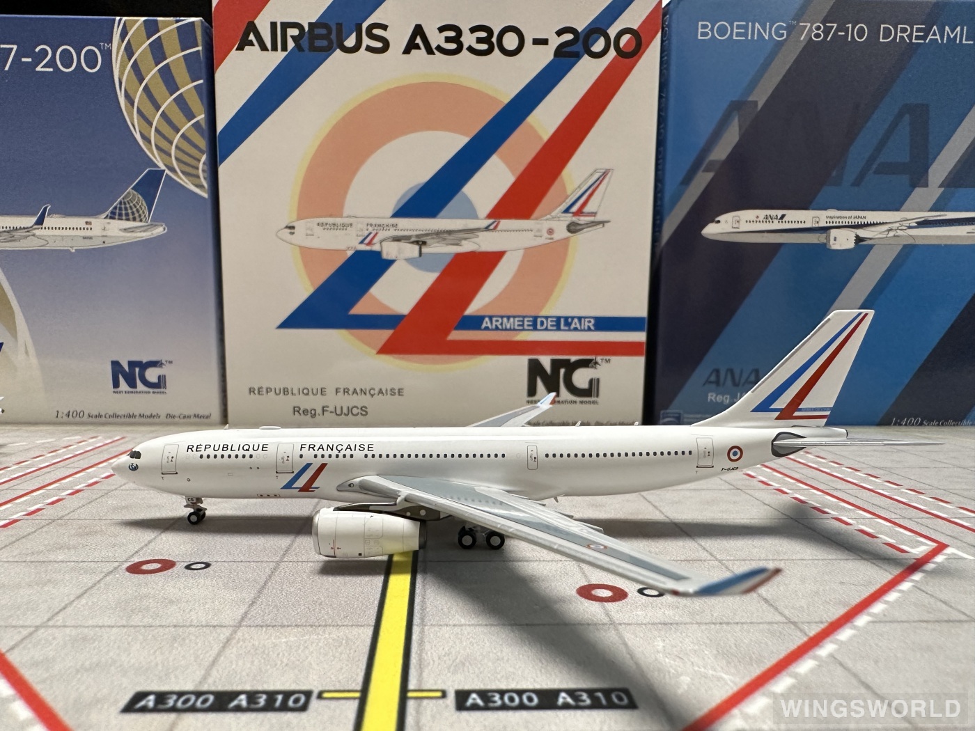 NGmodels 1:400 NG61028 French Air Force 法国空军 Airbus A330-200 F-UJCS