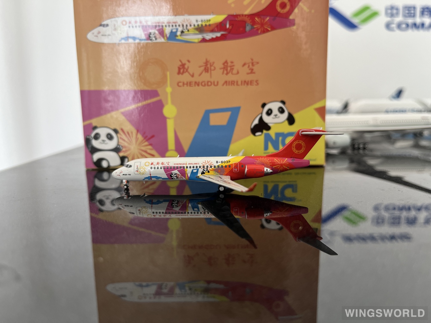 NGmodels 1:400 NG21006 Chengdu Airlines 成都航空 Comac ARJ21-700 B-603P