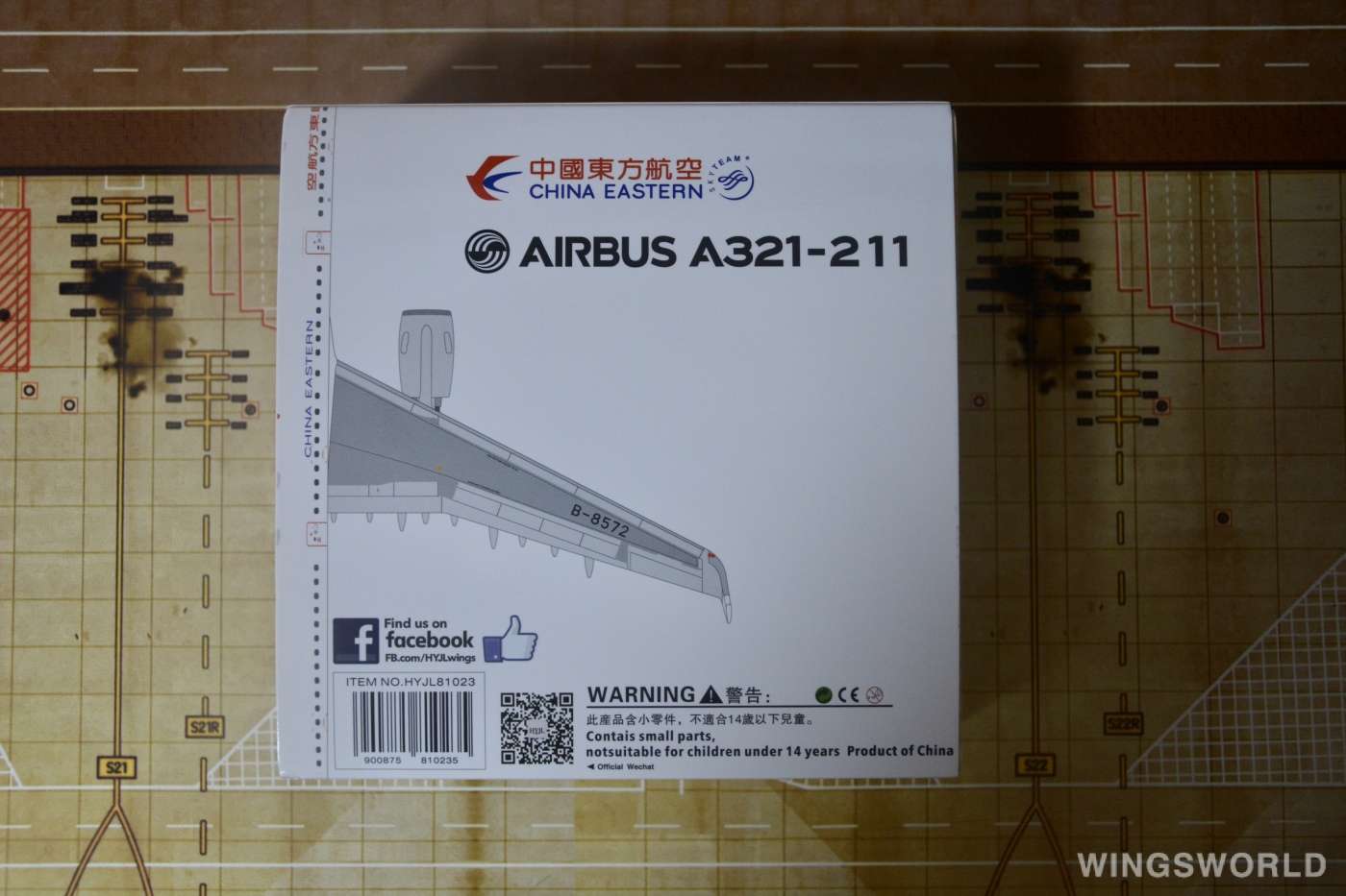 HYJLwings 1:400 HYJL81023 China Eastern 中国东方航空 Airbus A321 D-AYAH