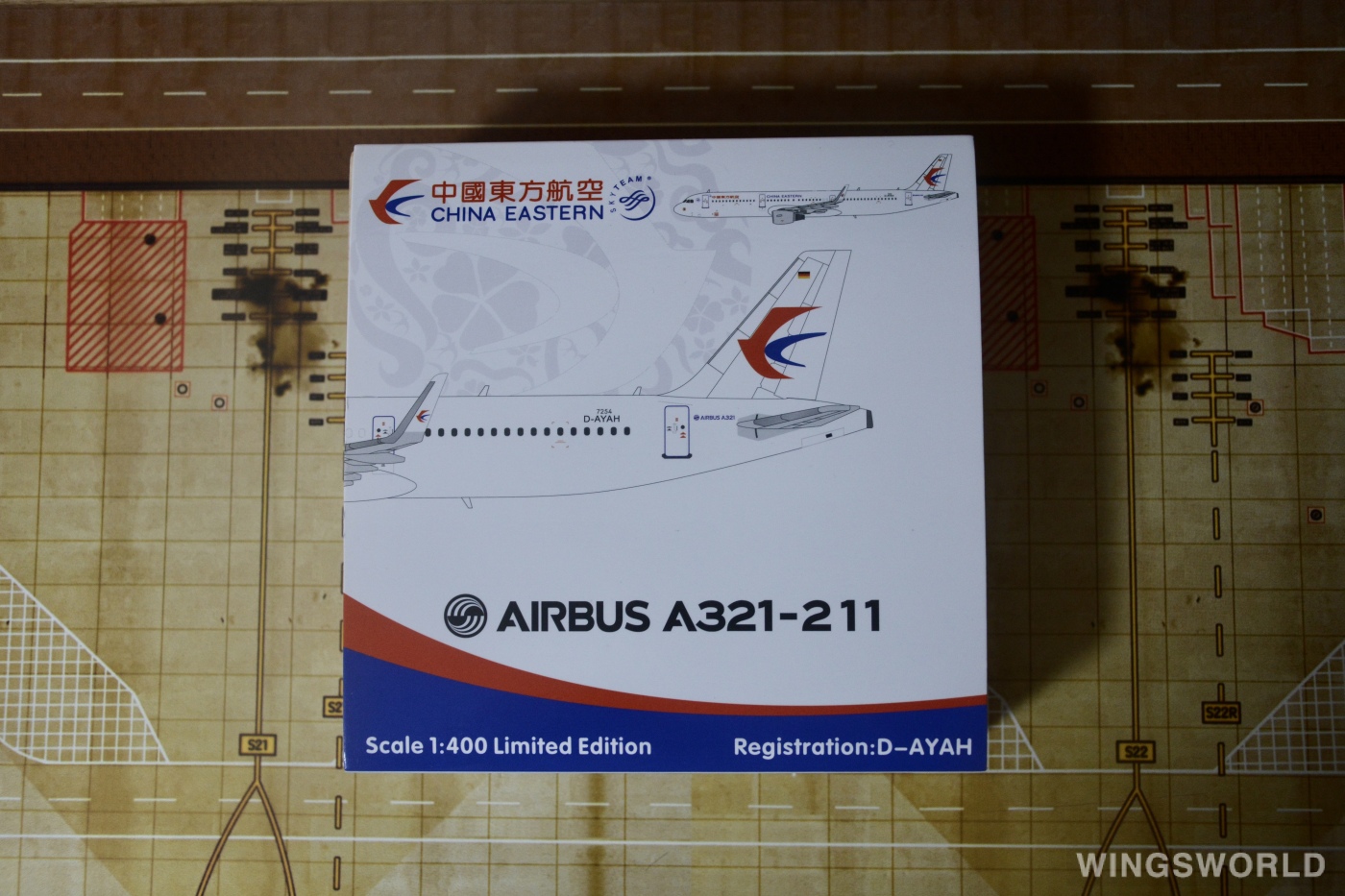 HYJLwings 1:400 HYJL81023 China Eastern 中国东方航空 Airbus A321 D-AYAH