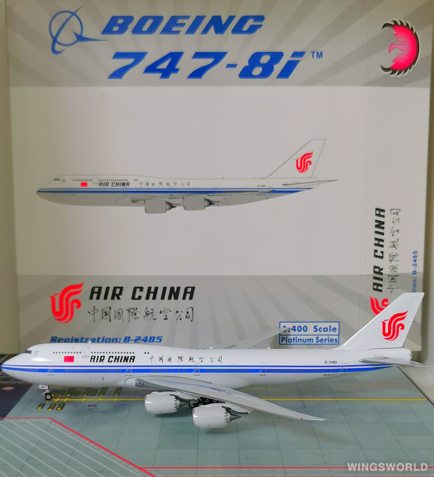 Phoenix 1:400 PH10994 Air China 中国国际航空 Boeing 747-8i B-2485