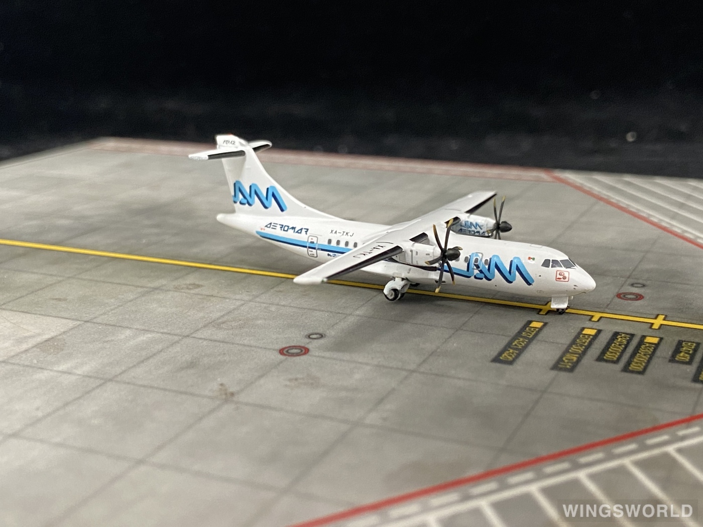 Geminijets 1:400 ATR 42 Aeromar GJTAO1636 XA-TKJ 的照片 作者:图波列夫飞行大队 - 飞机模型 ...